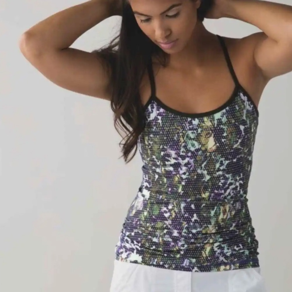 Lululemon Power Y Tank Multicolor Luon